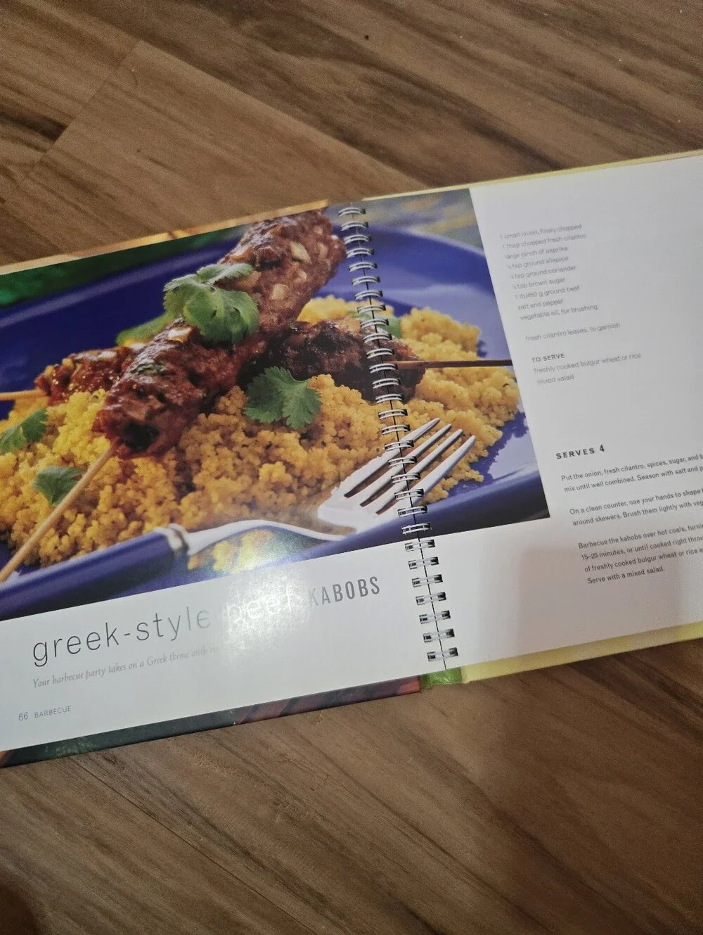 4/$15 Barbecue A Selection of Delicious Sizzlers Cookbook Hardcover Spiral Bound